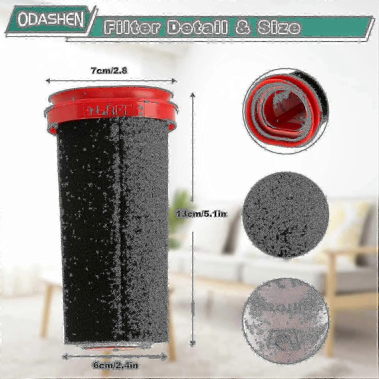 3'lü Paket Bosch Flexxo Serisi 4 Bbh32101 Kablosuz Elektrikli Süpürge Filtresi 25,2 V 21,6 V Değiştirilebilir