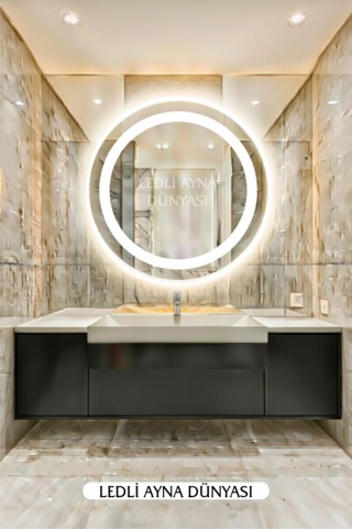 Ledliaynadünyası 60 Cm Beyaz Ledli Banyo Antre Makyaj Aynası Beyaz - Gümüş