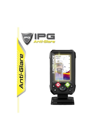 Lowrance Eagle 4in Fishfinder - Ipg Anti-glare Yansıma Önleyici Mat Ekran Koruyucu