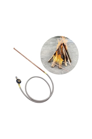 Ximistore9 Rüzgara Dayanıklı 8 Alev Delikli Kamp Barbekü Ateşleyici