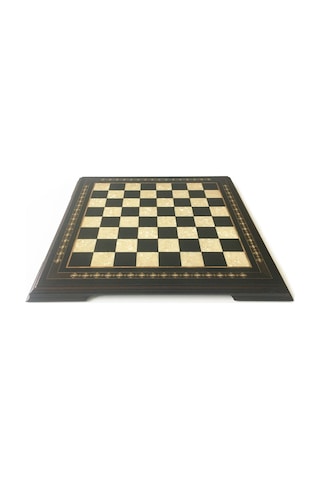 Helena Wood Art El Yapımı Masif Ahşap Sedefli Satranç Tablası 59 x 59 CM