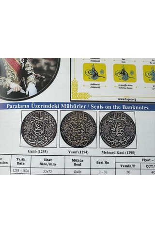 Nadir Pmg Label Errör'lü 62 Puan Epq Unc/çil 1876-77 /ah1923 Mehmed Kani Mühürlü Iı.abdülhamid 10 Kuruş Pick 48a / 48c