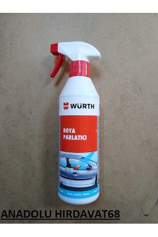 Würth Boya Parlatıcı Sprey Krom Metal Cam Parlatıcı 500 Ml German