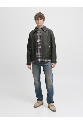 Erkek Suni Deri Ceket - Casablanca - 12278839 Black