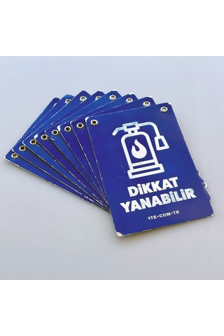 Isg Alüminyum Uyarı Levhası Seti 13x18cm, 8 Adet