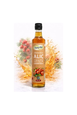 Organik Alıç Sirkesi 500 Ml Doğal Fermantasyon