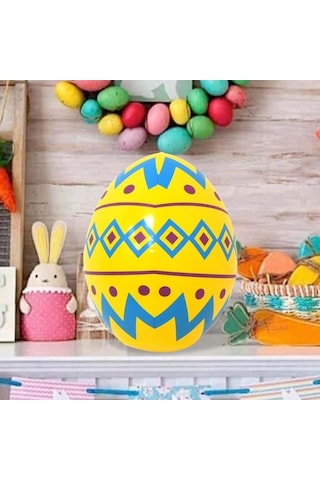 Pazly Yumurtası Suntek Şişme Sarı Paskalya Ev Dekoru Dekorasyon Vs