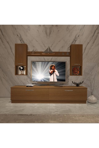 Decoraktiv Eko 5dab Mdf Std Tv Ünitesi Tv Sehpası Ceviz