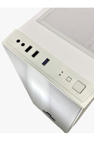 Gameforce Wmesh Beyaz 4x120 MM ARGB Halo Fan ATX Oyuncu Bilgisayar Kasası
