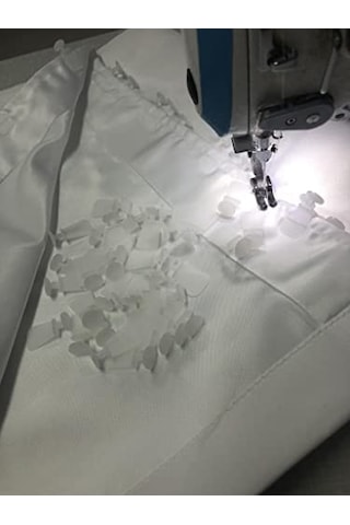 Rendecioğlutekstil Lüx Saten Güneşlik Perde 1. Kalite 2 Renk Seçeneği 120 X 190 Beyaz Çok Renkli