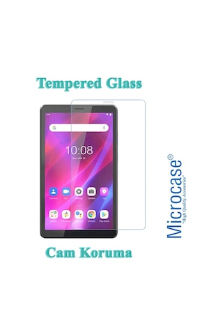 Lenovo Uyumlu Tab M7 Hd 3.Nesil Za9F0007Tr Tempered Glass Cam Koruma