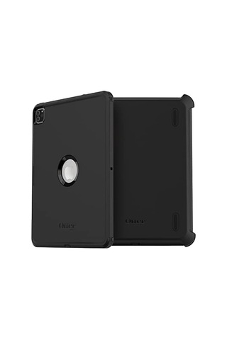 İpad Pro 12.9" 3. Nesil 2018/4. Nesil 2020/ 5. Nesil 2021/6. Nesil 2022 Defender Kılıf, Entegre Ekran Koruyuculu Ultra Sağlam Kılıf, Askeri Standartlara Göre 2 Kez Test Edilmiştir, Siyah