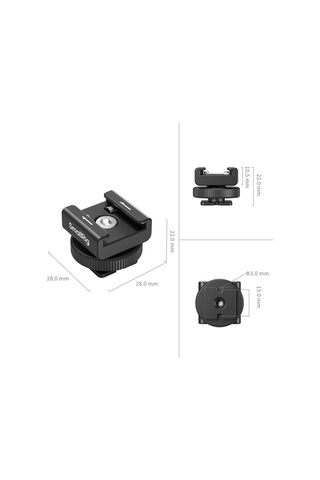 Smallrig - 4822 Cold Shoe Mikrofon Bağlantı Aparatı