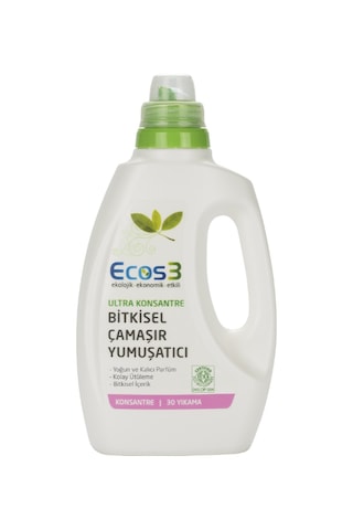 Ecos3 Ultra Konsantre Bitkisel Çamaşır Yumuşatıcısı 750 ML Ecos3 Ultra Konsantre Bitkisel Çamaşır Yumuşatıcısı 750 ML