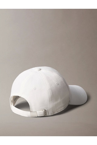 Calvin Klein Jeans Mono Logo Embro Cap Erkek Beyaz Şapka Lv04g5004g-yaf Beyaz