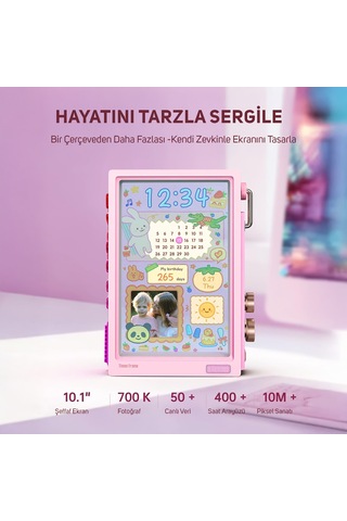 Divoom Lovelock Ses Kayıt Özellikli Bluetooth Hoparlör Ve Times Frame Akıllı Dijital Çerçeve
