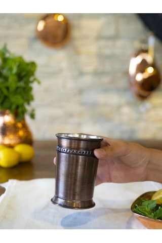 Bakır Julep Kokteyl Bardağı Oksitli Renk