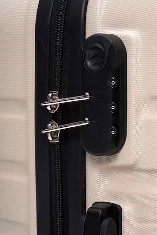 Elatae Orta Boy Valiz Bej Pro Abs 1001 Bej