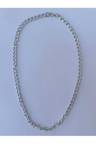 Gümüş Rengi Hip Hop Zincir Kolye Unisex Zincir Kolye Pytkzckly26 Gümüş