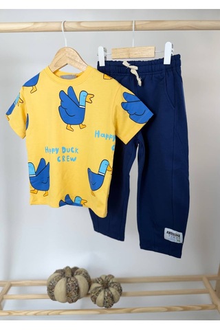 Poala Kids Happy Duck Takım Çok Renkli