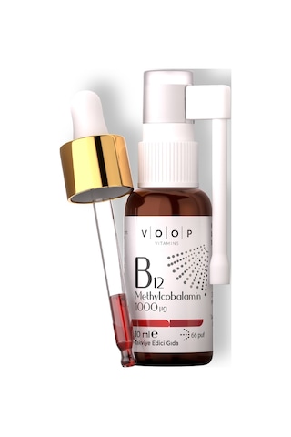 Voop Vitamin B12 Methylcobalamin Sprey Damla 10 ML