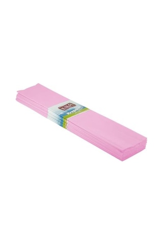 Açık Pembe Krapon Kağıdı 10lu 50x200