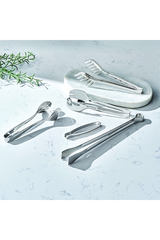 Hisar Lale 5 Parça Servis Maşa Seti