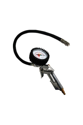 Basınç Göstergeli Lastik Şişirme   Tabancası Hava Saatli 0-12 Bar