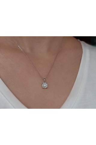 Sirius Toplam 0,40 Karat Pırlanta Büyük Koronet Kolye 0804P0170