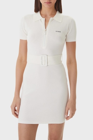Guess Bayan Elbise V6rk08 Z4642 G018 Krem Krem