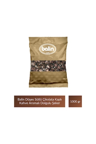 Balin Düşes Çikolata Kaplı Kahve Aromalı Sert Şeker 1000 Gr X 5 Adet