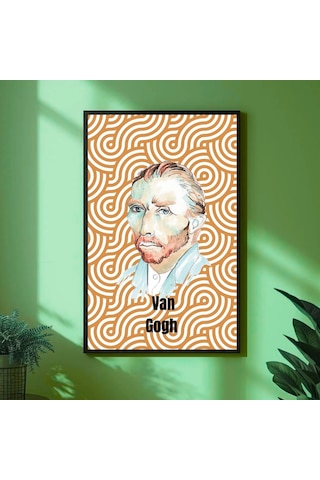 Besay Van Gogh Duvar Posteri-klasik Sanat Estetik Dekoratif A2 Çerçevesiz