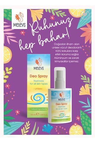 Meleys Vücut ve Genital Bölge Spreyi Unisex 50 ML