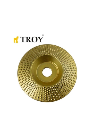 Troy Avuç Taşlama İçin Ahşap Aşındırıcı Törpü Disk 100 mm Konik
