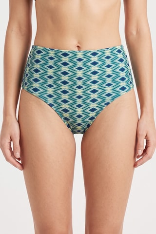 Loya Kadın Mavi Azure Yüksek Bel Tek Alt Bikini