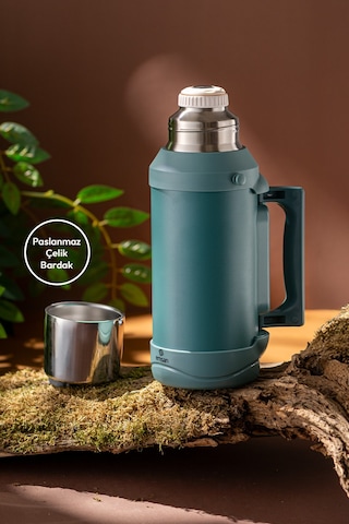 Emsan Thermafort Termos Green 1500 Ml Yeşil