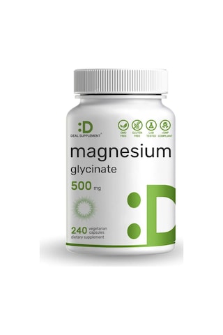 Magnesium Glycinate 500 Mg 240 Kapsül