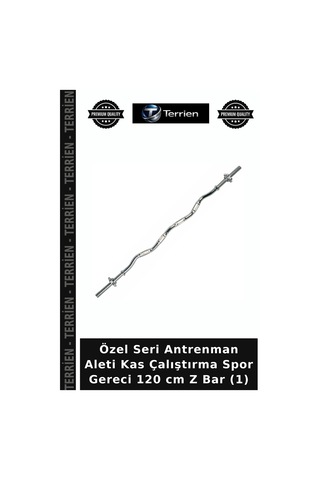 Özel Seri Antrenman Aleti Kas Çalıştırma Spor Gereci 120 Cm Z Bar 1