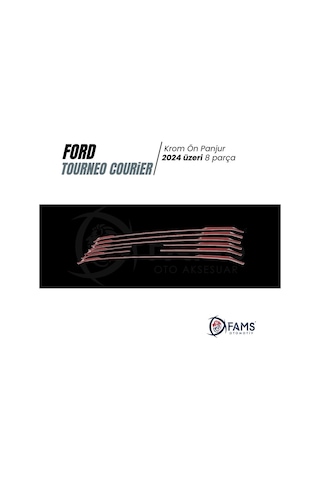 Ford Tourneo Courier Krom Ön Panjur 8 Parça 2024 Üzeri P.çelik