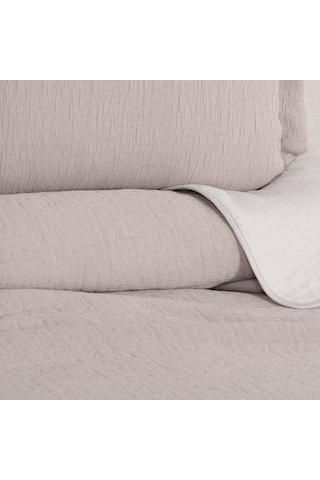 Schafer Home Basic Çift Kişilik Yatak Örtüsü Seti-bej