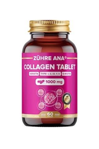 Zühre Ana 5 Tip Hidrolize Kolajen 60 Tablet