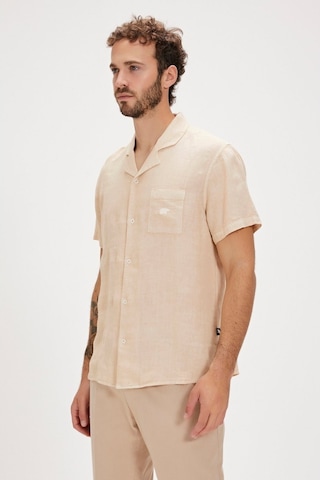 Bad Bear Lyne Erkek Bej Klasik Yaka Gömlek 240130002-BEI Bej