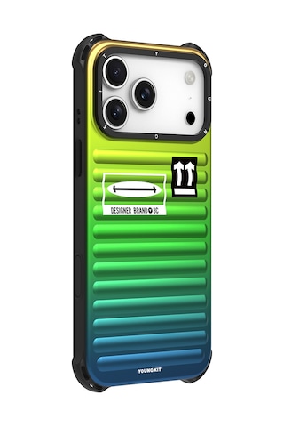 Apple Uyumlu iPhone 17 Pro Max Kılıf Youngkit The Secret Color Serisi Kapak Yeşil
