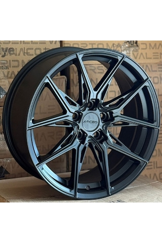 5 112 18 8.0 Et35 Ch73.1 Matt Black Arceo Marseille Jant