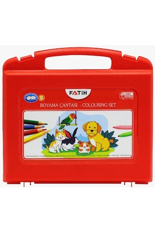 Fatih Boyama Çantası (Kuru Boya Sulu Boya Pastel Boya) 47 Parça