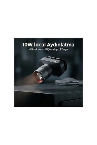 Tr Bxt1fl 10w Şarj Edilebilir Kafa Feneri 750 Lümen 2500mah 4 Işık Modlu Zoom Özellikli Led Kafa Diğer