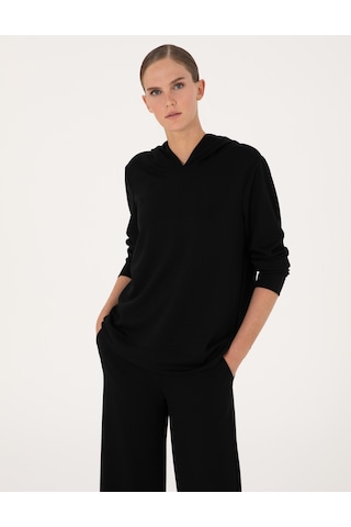 Pierre Cardin Kadın Siyah Sweatshirt 50314972-vr046 Siyah