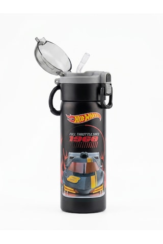 Hot Wheels Çelik Matara Çift Fonsiyonlu .