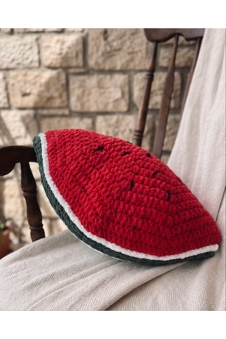 Watermelon Cuhion Yastık Kırlent Kırmızı - Yeşil