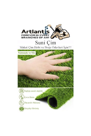 Yapay Çim A3 30x40 Cm 5 Adet A3 Boyutunda Maket Çim Dekorati Yapay Çim Halı Teraryum Suni Çim 30 x 40